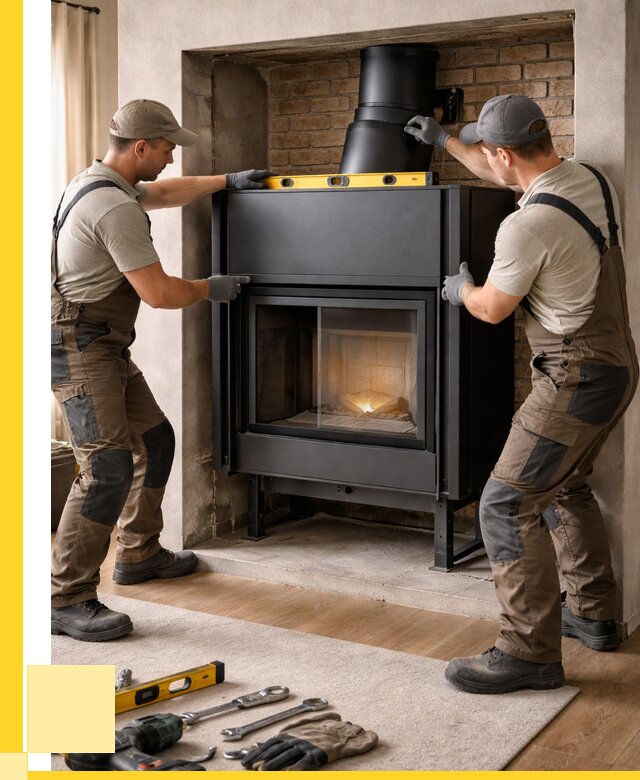 Установка каминных топок в Кушве под ключ от 18477 р. | ЭриданКшв