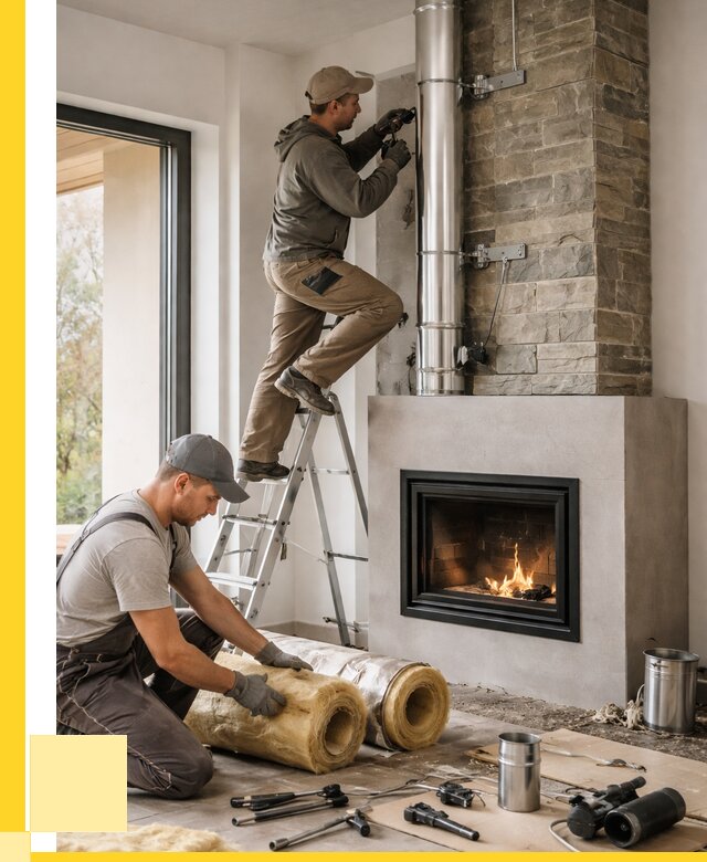 Монтаж дымоходов для каминов в Кушве от 15398 р. ЭриданКшв