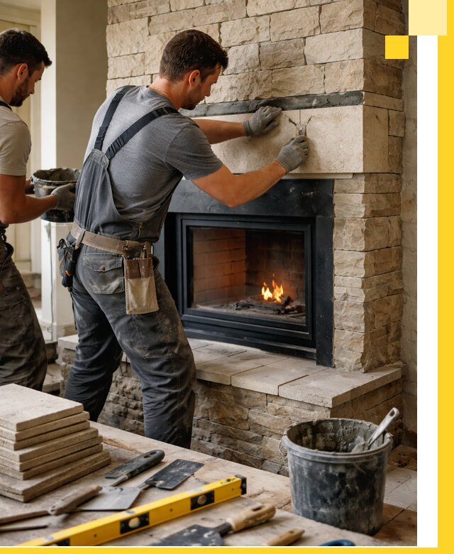 Проектирование и установка открытых каминов в Кушве