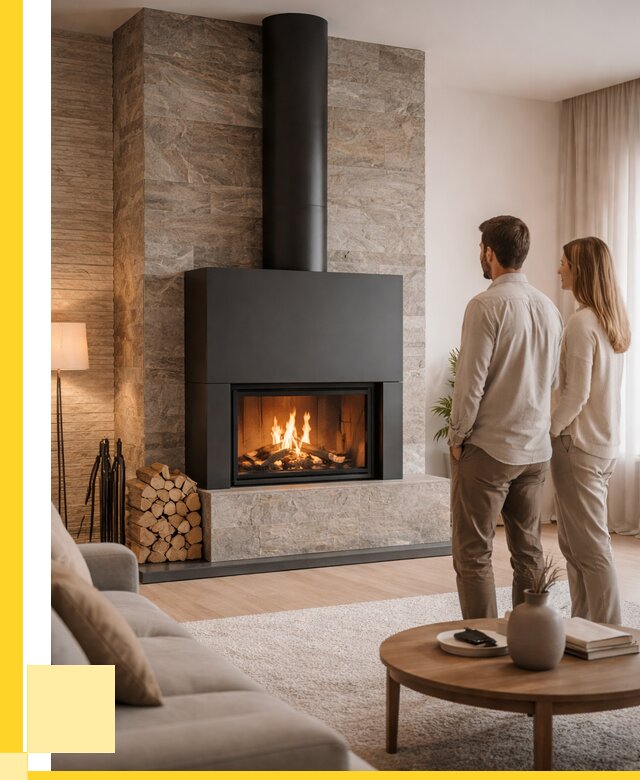 Закрытые камины под ключ в Кушве от 123180 р., ЭриданКшв