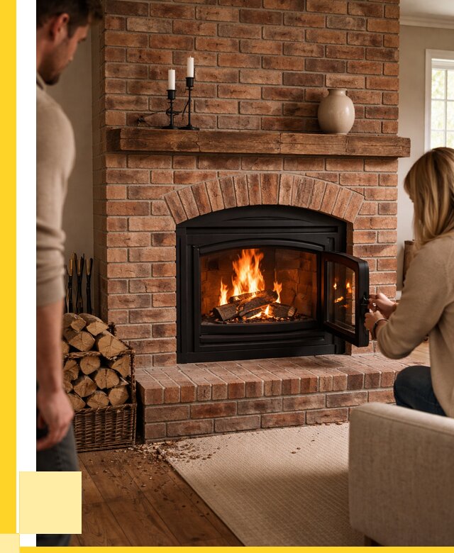 Кирпичные камины под ключ в Кушве от 153975 р. | ЭриданКшв