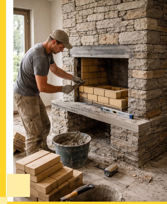 Кладка каминов и камина в Кушве от 25663 р. ЭриданКшв