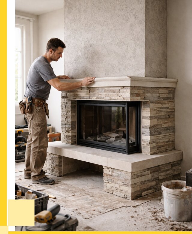 Изготовление каминов под ключ в Кушве от 153975 р. | ЭриданКшв