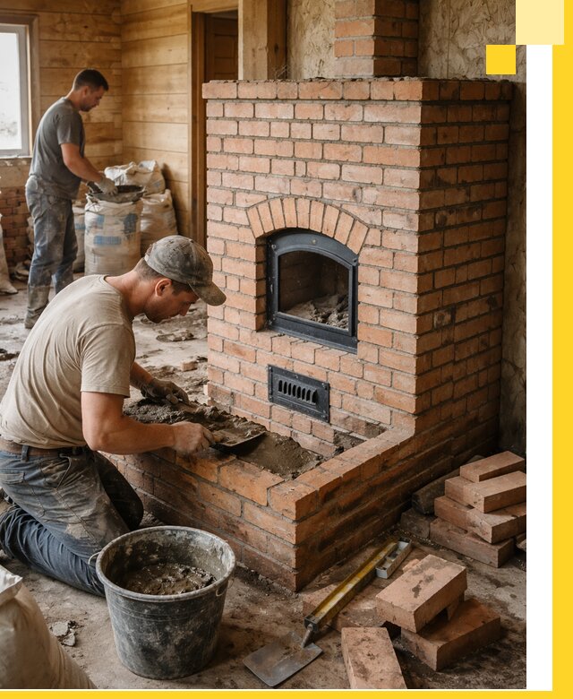 Профессиональное строительство печей в Кушве под ключ