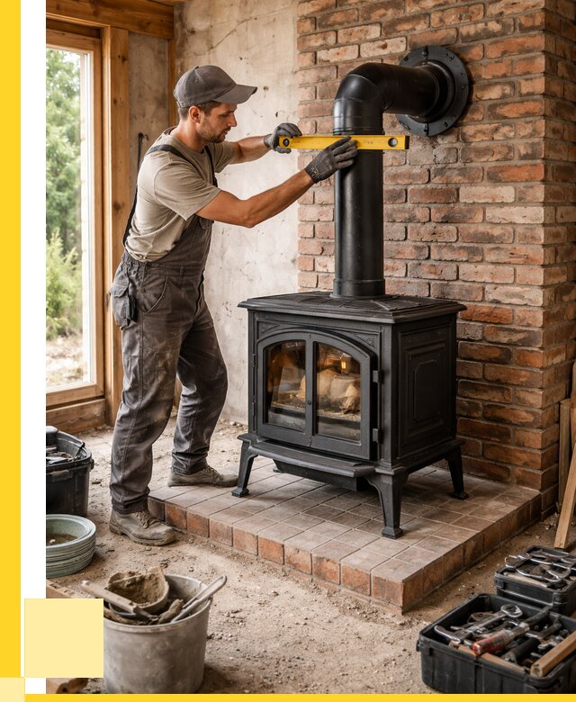 Монтаж печей установка банной печи в Кушве от 15398 р. | ЭриданКшв