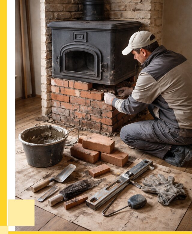 Ремонт печей в Кушве от 12318 р., услуги печника ЭриданКшв