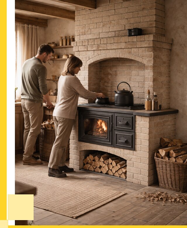 Печи с плитой в Кушве от 46193 р. | ЭриданКшв — кирпичная печь