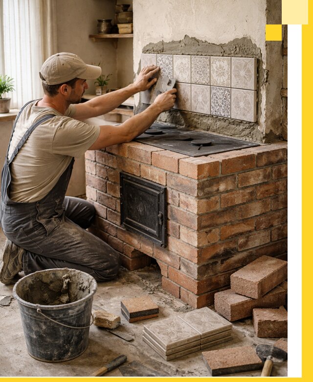 Печи с плитой на заказ монтаж гарантия и сервис в Кушве