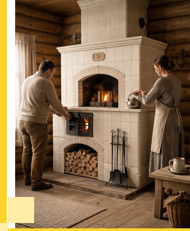 Русские печи в Кушве: установка от 153975 р. ЭриданКшв