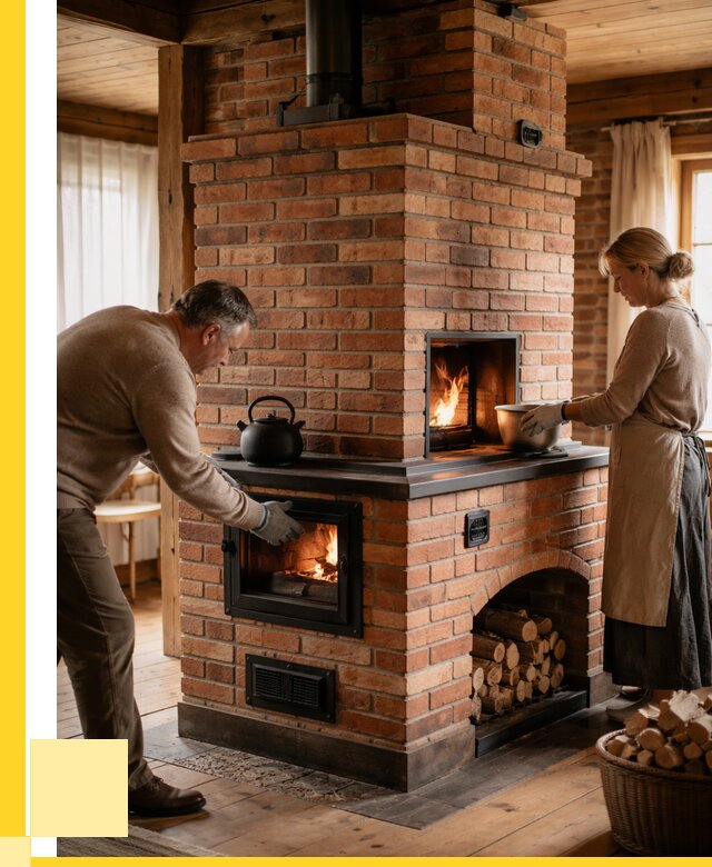 Печи для загородного дома под ключ в Кушве от 82120 р. | ЭриданКшв