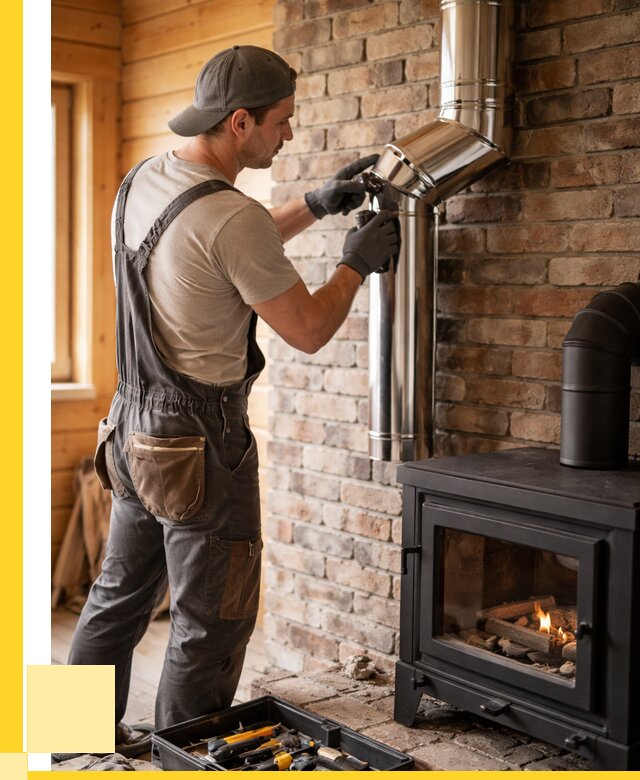 Монтаж дымоходов для печей в Кушве от 7699 р. | ЭриданКшв