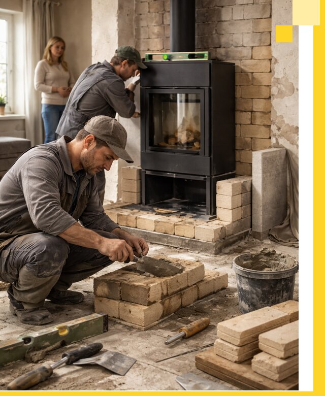 Печи и камины под ключ: проект, установка в Кушве