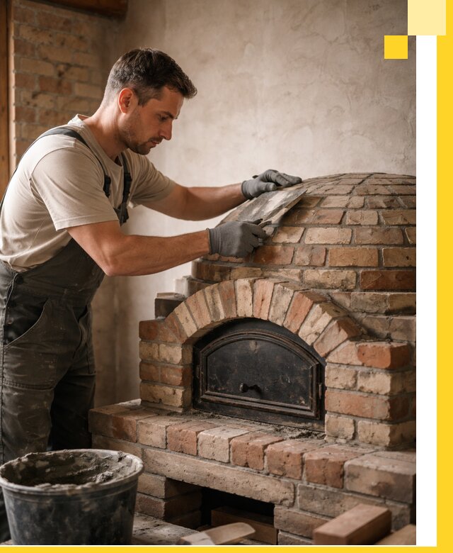 Изготовление и монтаж помпейских печей на заказ в Кушве