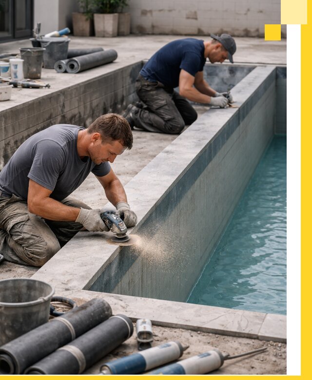 Профессиональный ремонт бассейнов под ключ в Кушве