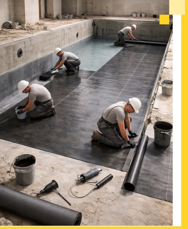 Профессиональная гидроизоляция бассейнов и чаш в Кушве под ключ