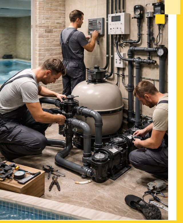 Комплексное оборудование для бассейнов под ключ в Кушве