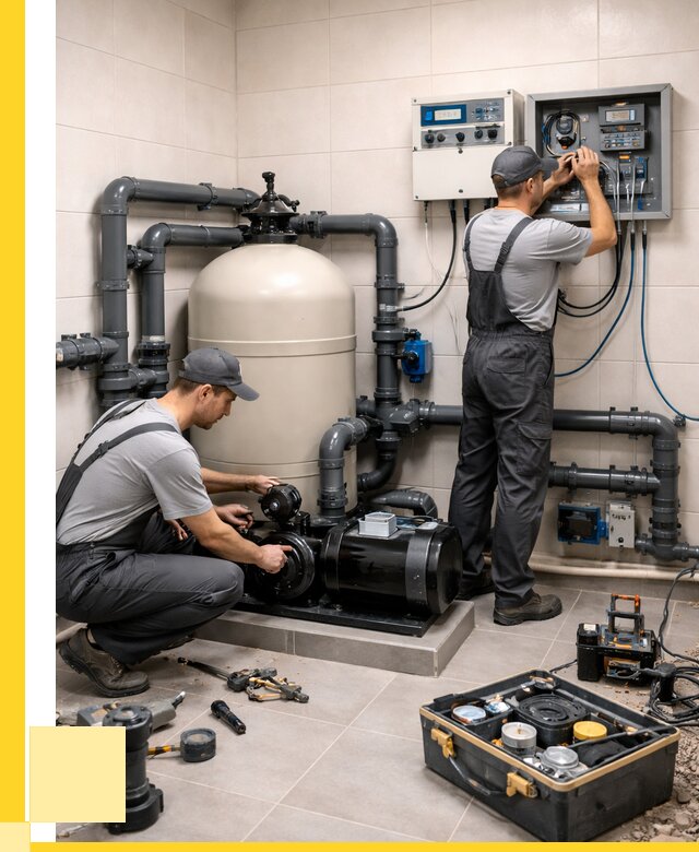 Монтаж оборудования для бассейнов в Кушве от 41060 р. | ЭриданКшв