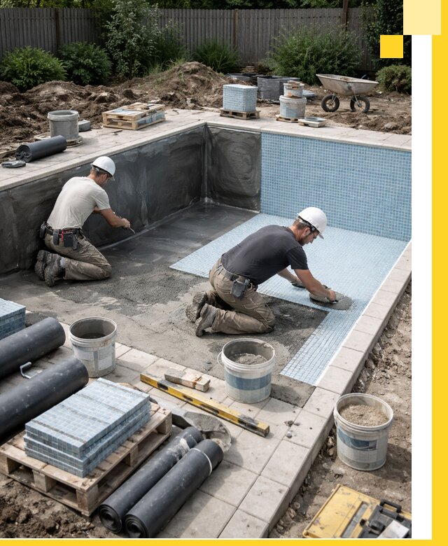 Проектирование и строительство стационарных бассейнов в Кушве