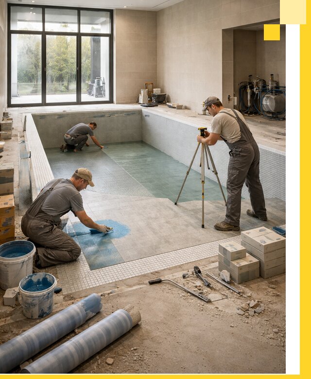 Проект и строительство закрытых бассейнов в Кушве под ключ