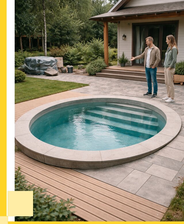 Бассейн на даче под ключ в Кушве от 205300 р., ЭриданКшв