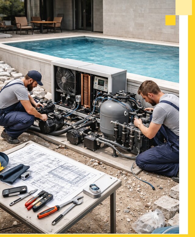 Проектирование и монтаж бассейнов с подогревом в Кушве