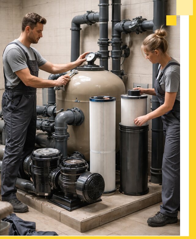 Фильтры и системы фильтрации для бассейнов в Кушве