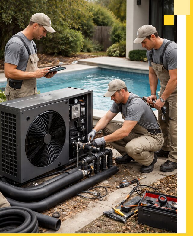 Проектирование и установка тепловых насосов для бассейнов в Кушве