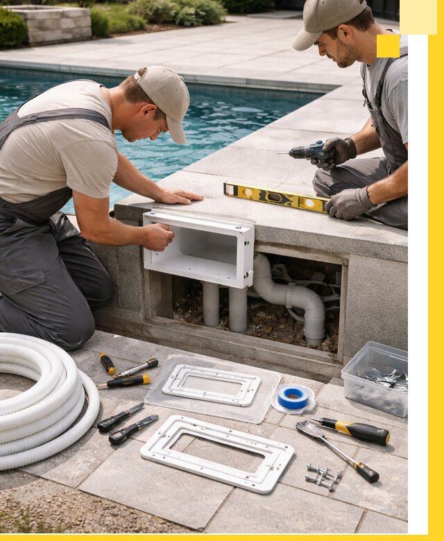 Поставка и установка скиммеров для бассейнов в Кушве