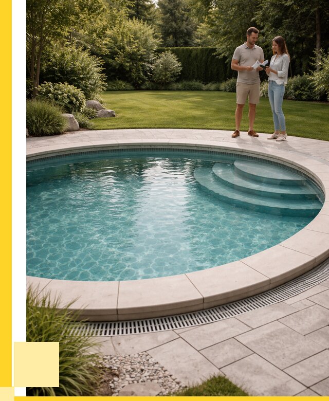 Круглые каркасные бассейны купить в Кушве от 256625 р. | ЭриданКшв