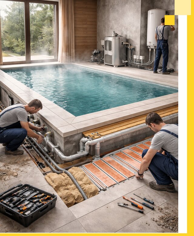 Проектирование и строительство тёплых бассейнов в Кушве