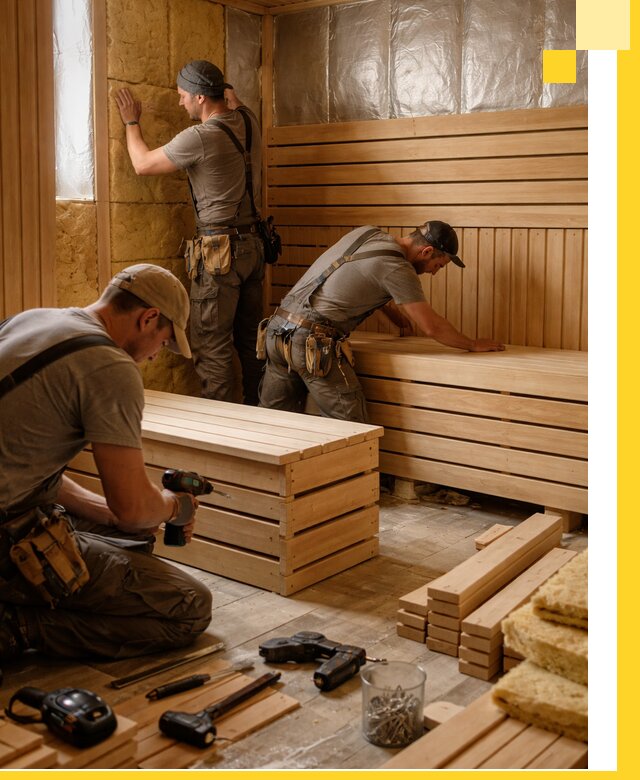 Профессиональное строительство саун под ключ в Кушве