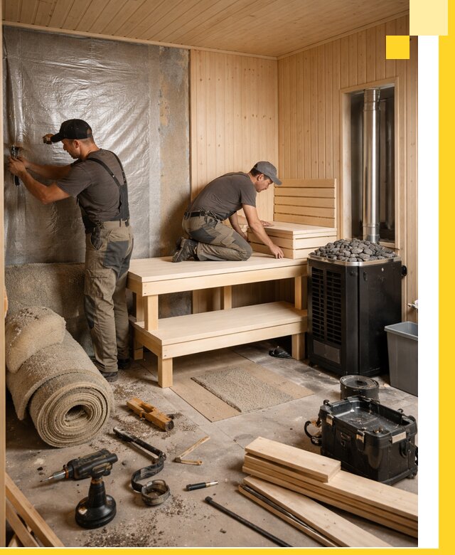 Проекты саун под ключ в Кушве дизайн и строительство