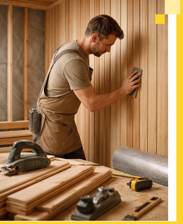 Профессиональная отделка саун и парных под ключ в Кушве