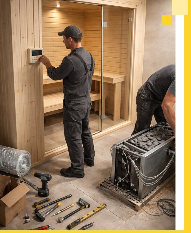 Поставка, установка и монтаж электрических саун в Кушве