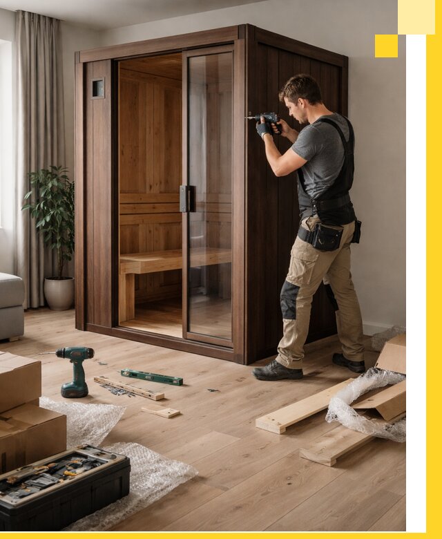 Установка и производство мини саун под ключ в Кушве