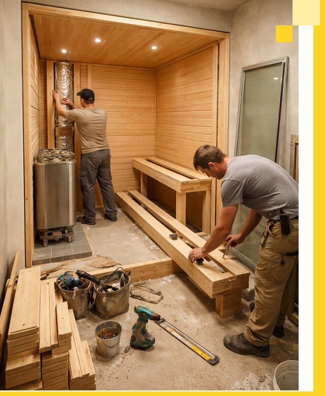 Проектирование и установка домашних саун под ключ в Кушве