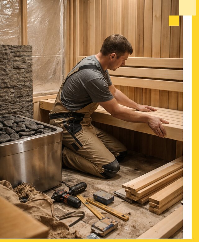 Сауны для дома под ключ с проектированием и монтажом в Кушве