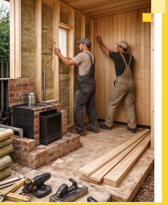 Строительство и установка дачных саун под ключ в Кушве