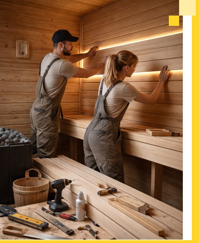 Дизайн саун и бань под ключ с индивидуальным проектом в Кушве