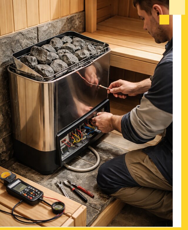 Продажа и установка электрокаменок для саун в Кушве