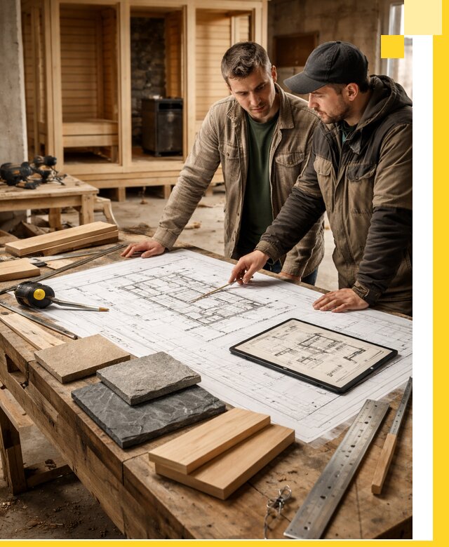 Проекты бань под ключ и планы строительства в Кушве