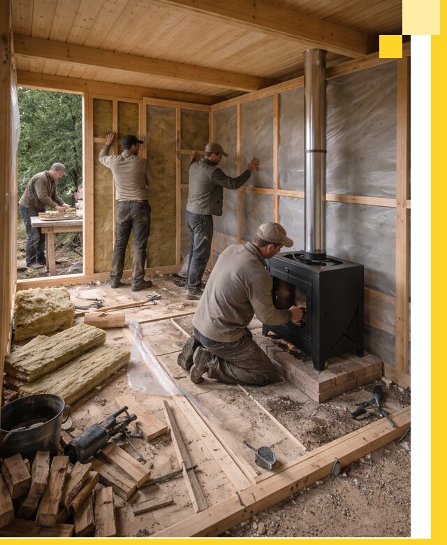 Профессиональный монтаж бань под ключ в Кушве для дома