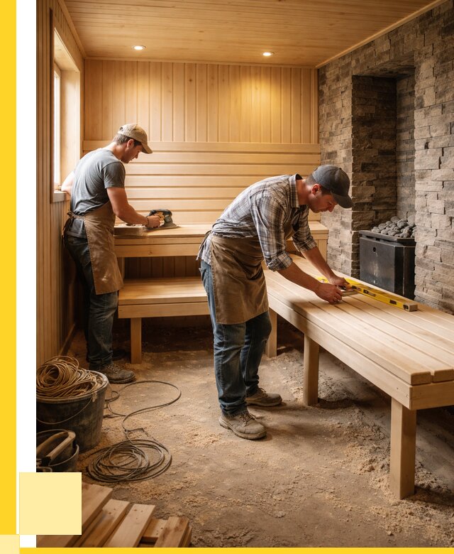 Отделка бани в Кушве: внутренняя отделка от 3080 р. | ЭриданКшв