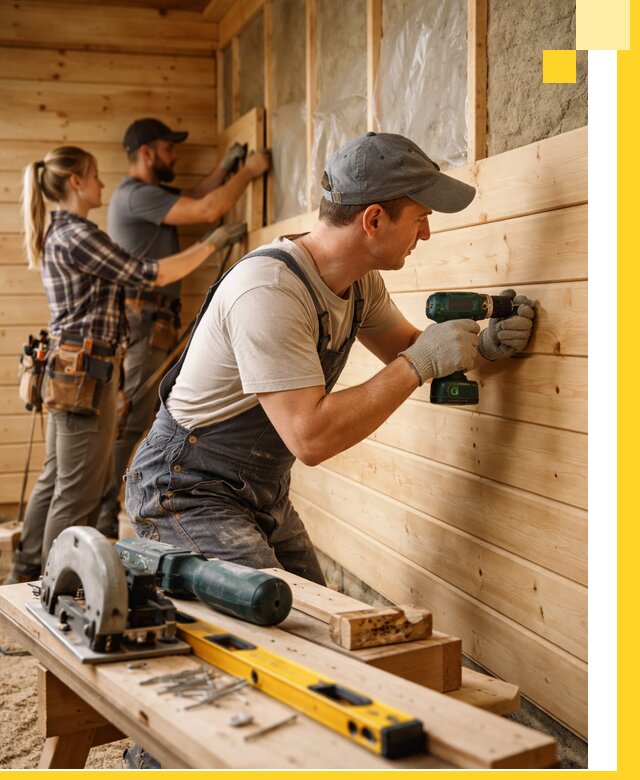 Обшивка бань под ключ в Кушве: отделка стен и потолков