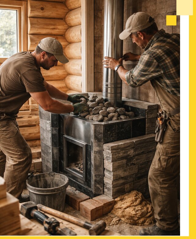 Строительство и отделка русских бань под ключ в Кушве