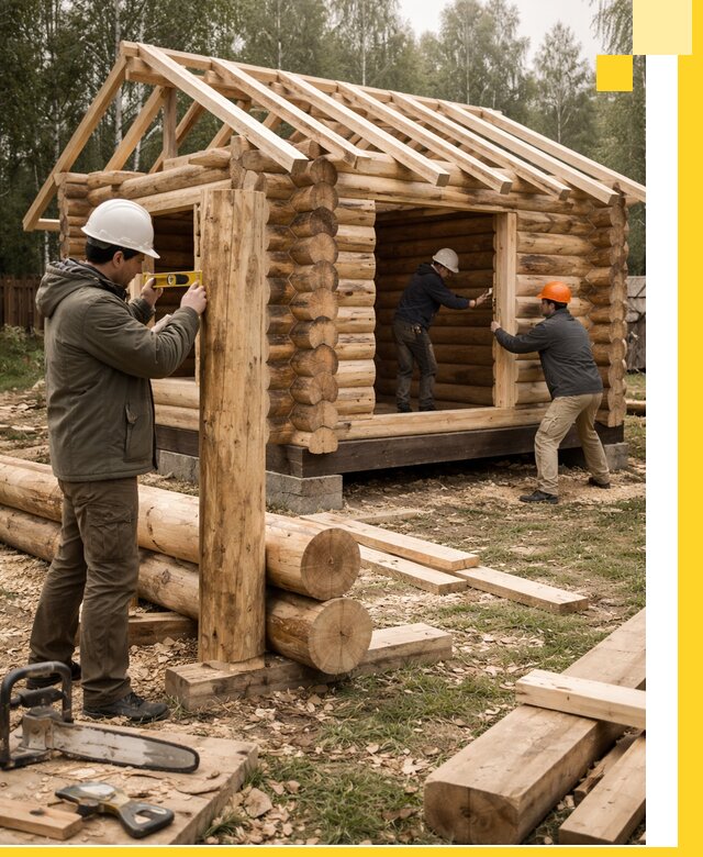 Строительство бань для дачи под ключ в Кушве с доставкой и монтажом