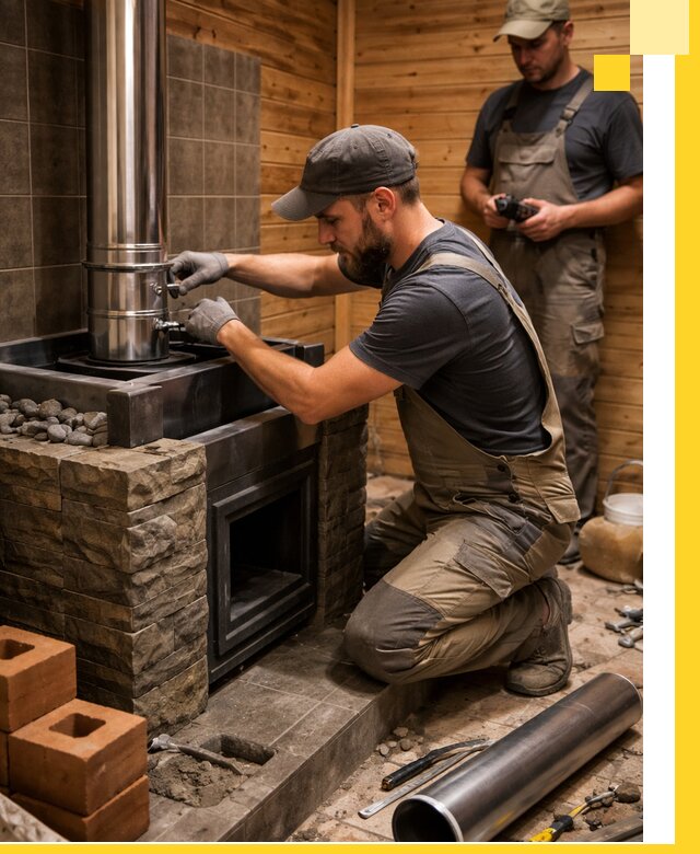 Изготовление и установка банных печей под ключ в Кушве