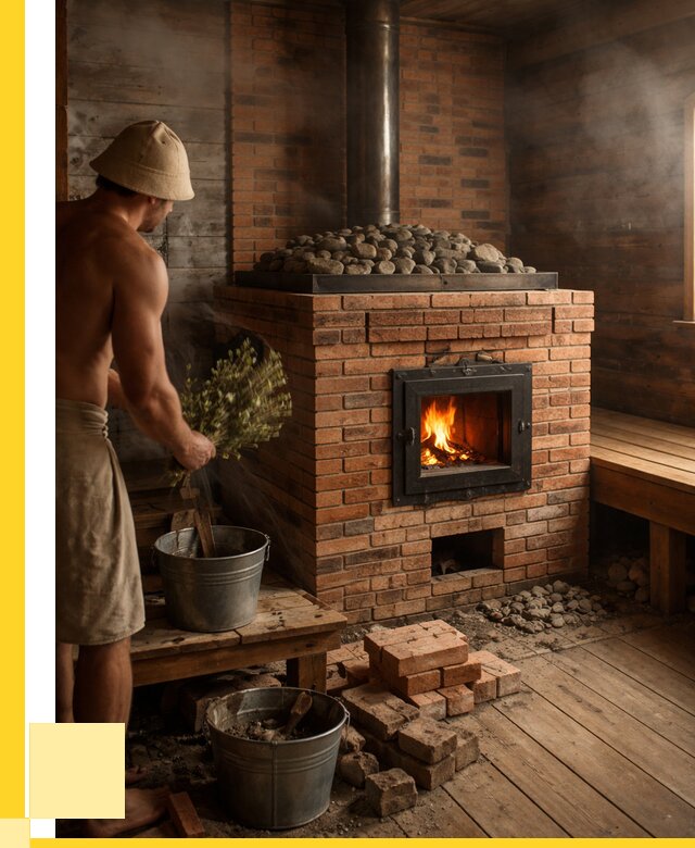 Кирпичные банные печи в Кушве от 92385 р. | ЭриданКшв
