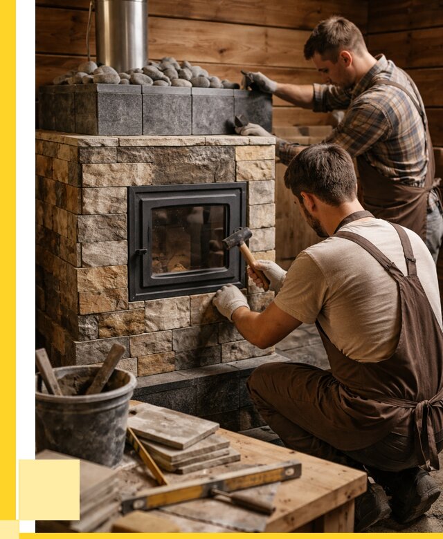 Облицовка банной печи в Кушве от 15398 р. | ЭриданКшв