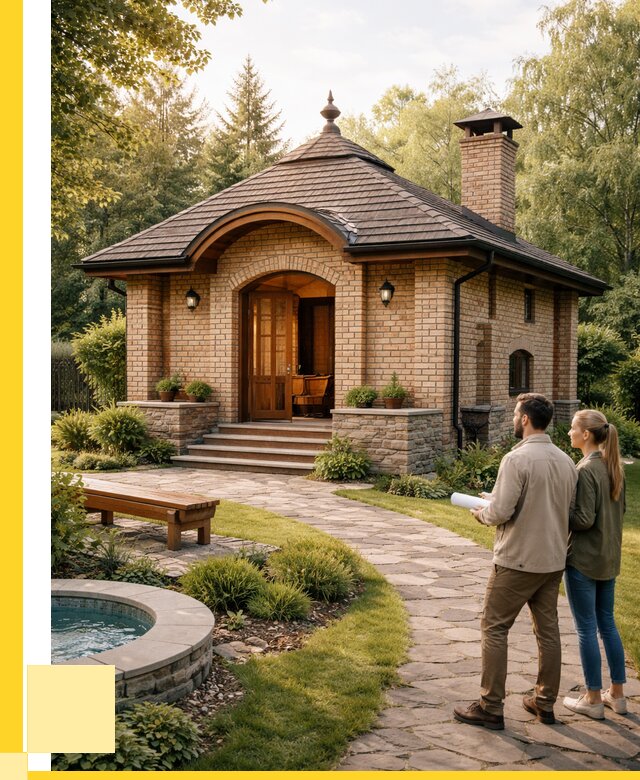 Проект кирпичной бани в Кушве от 30795 р. | ЭриданКшв